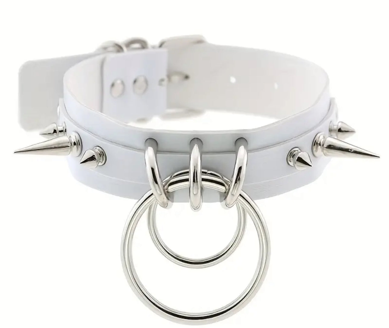 Exaggerated PU Leather Choker