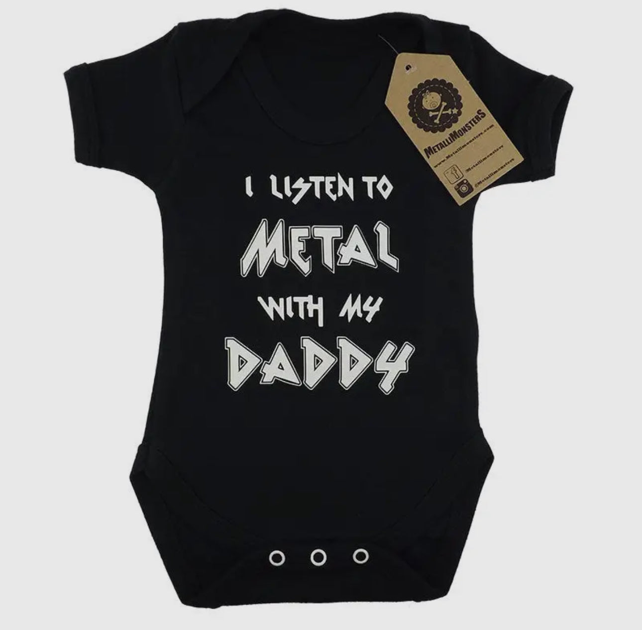 I Listen To Metal with My Daddy Onsie