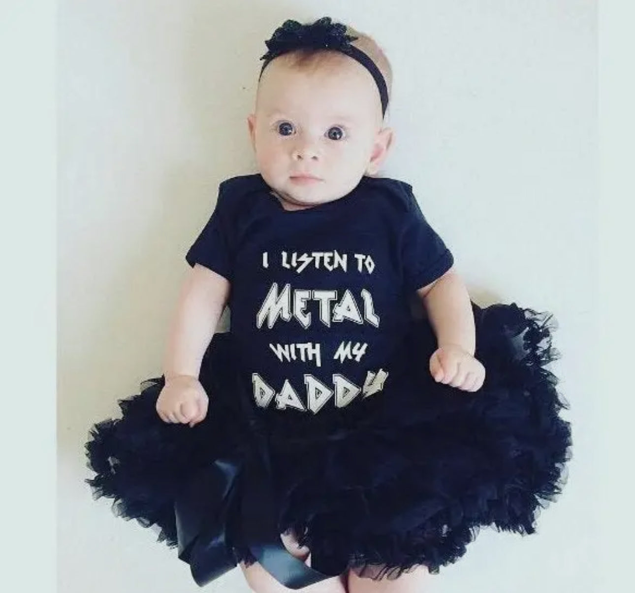 I Listen To Metal with My Daddy Onsie