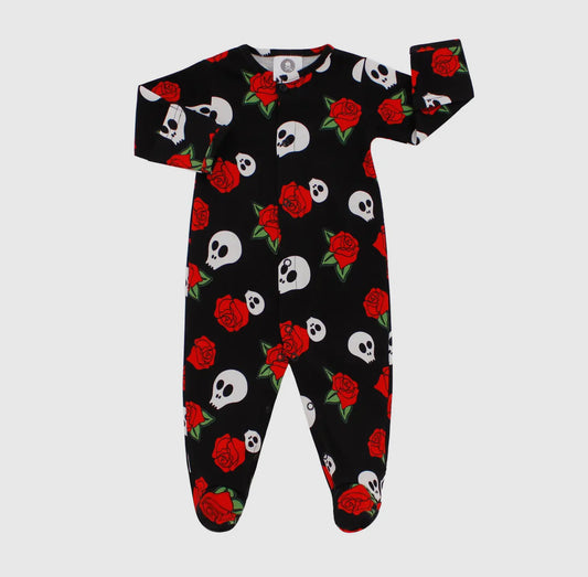 Skull & Rose Sleepsuit