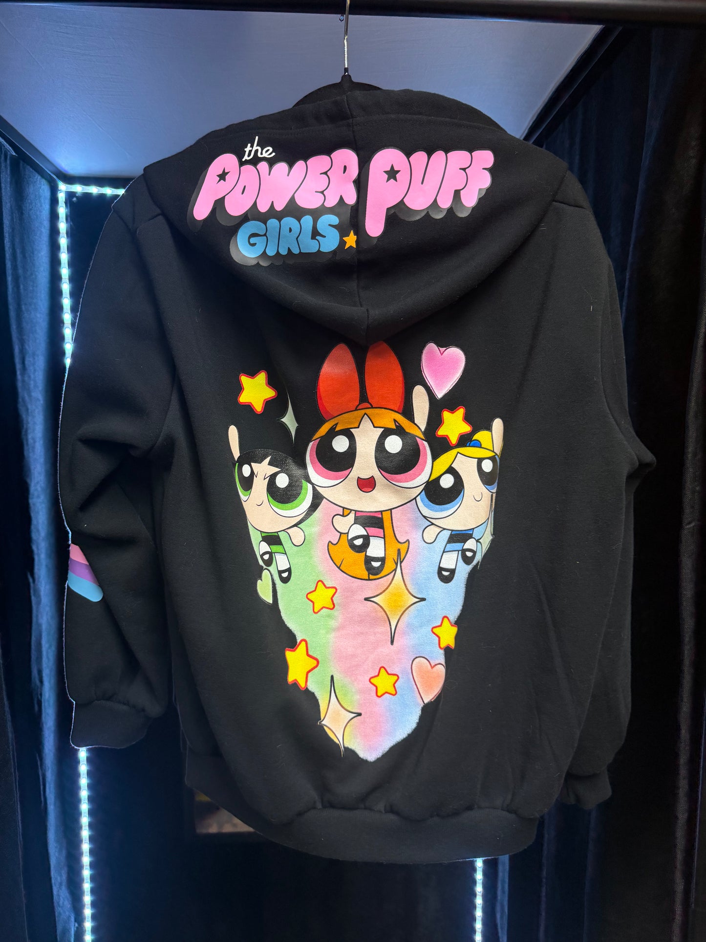 Powerpuff Zip Up Hoodie- Medium