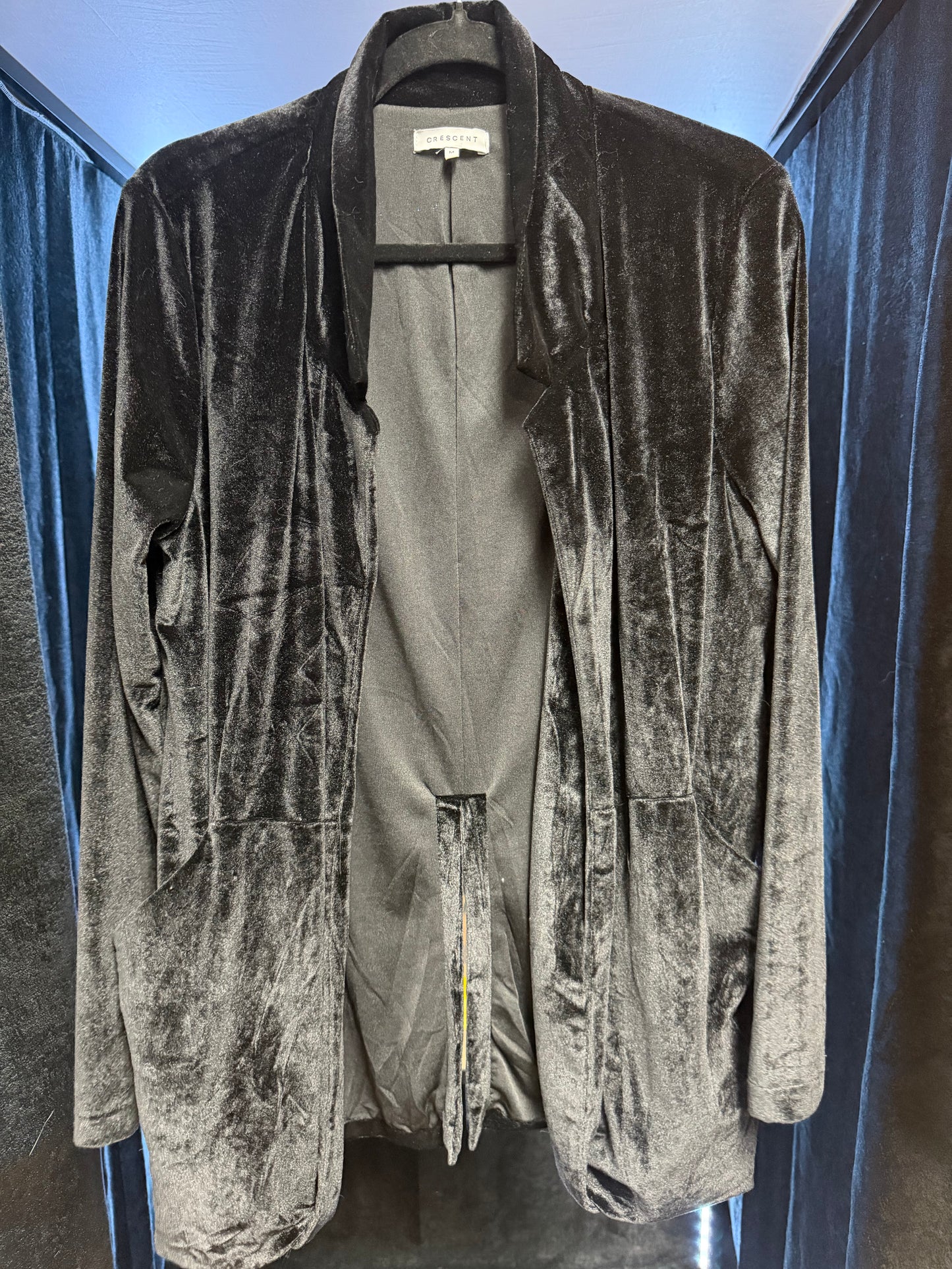 Crescent Velvet Blazer - Size Medium
