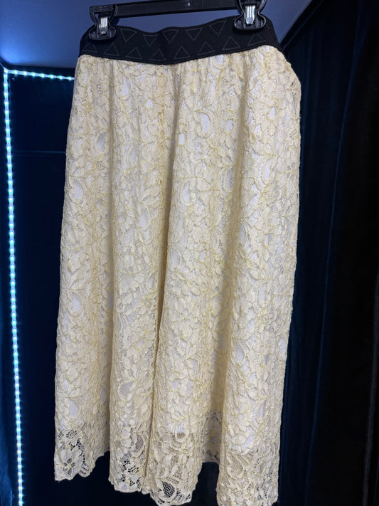 Lularoe Jill- Cream Lace- Large