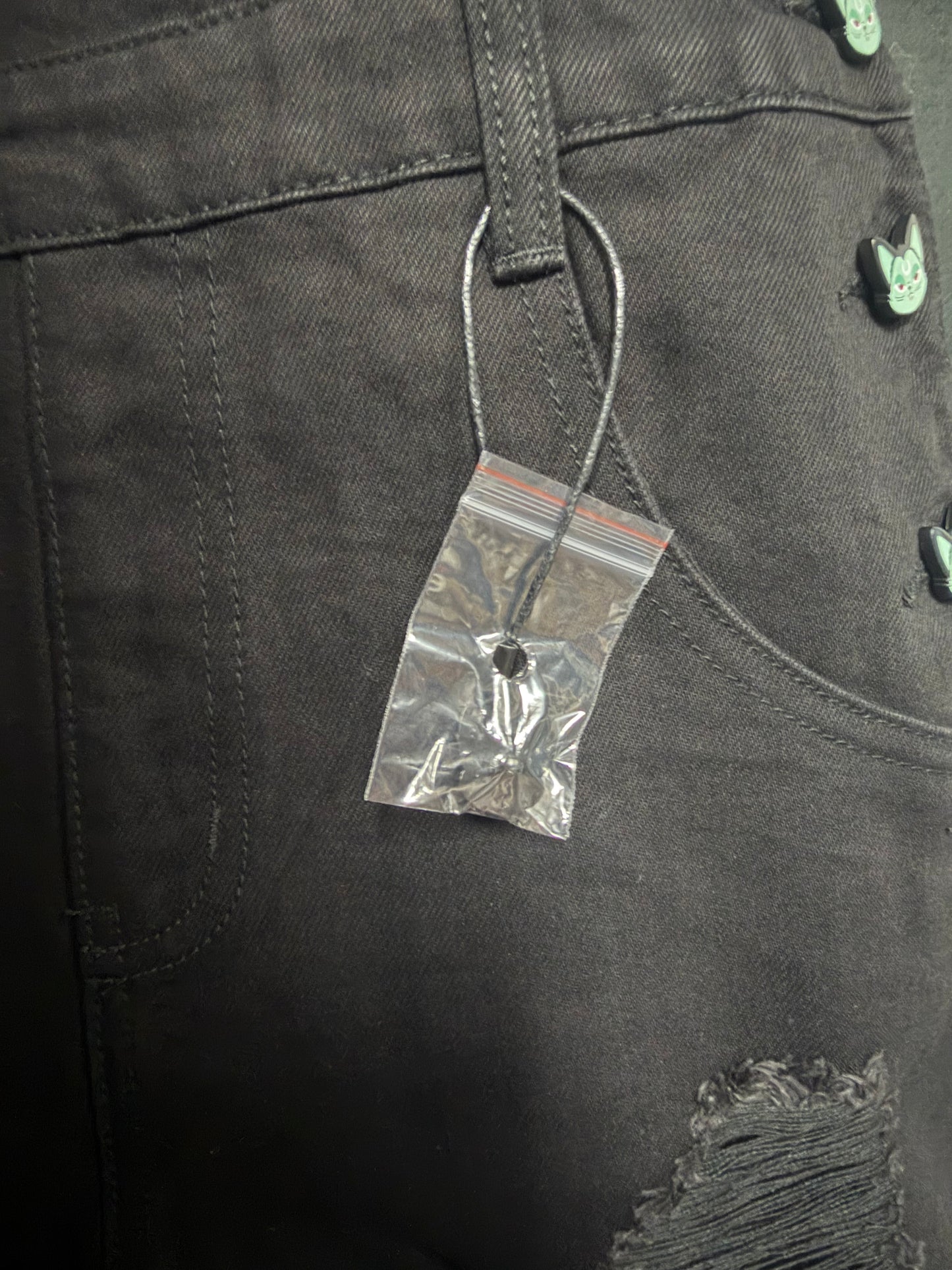 Vlad Overalls Shorts- Killstar- XS