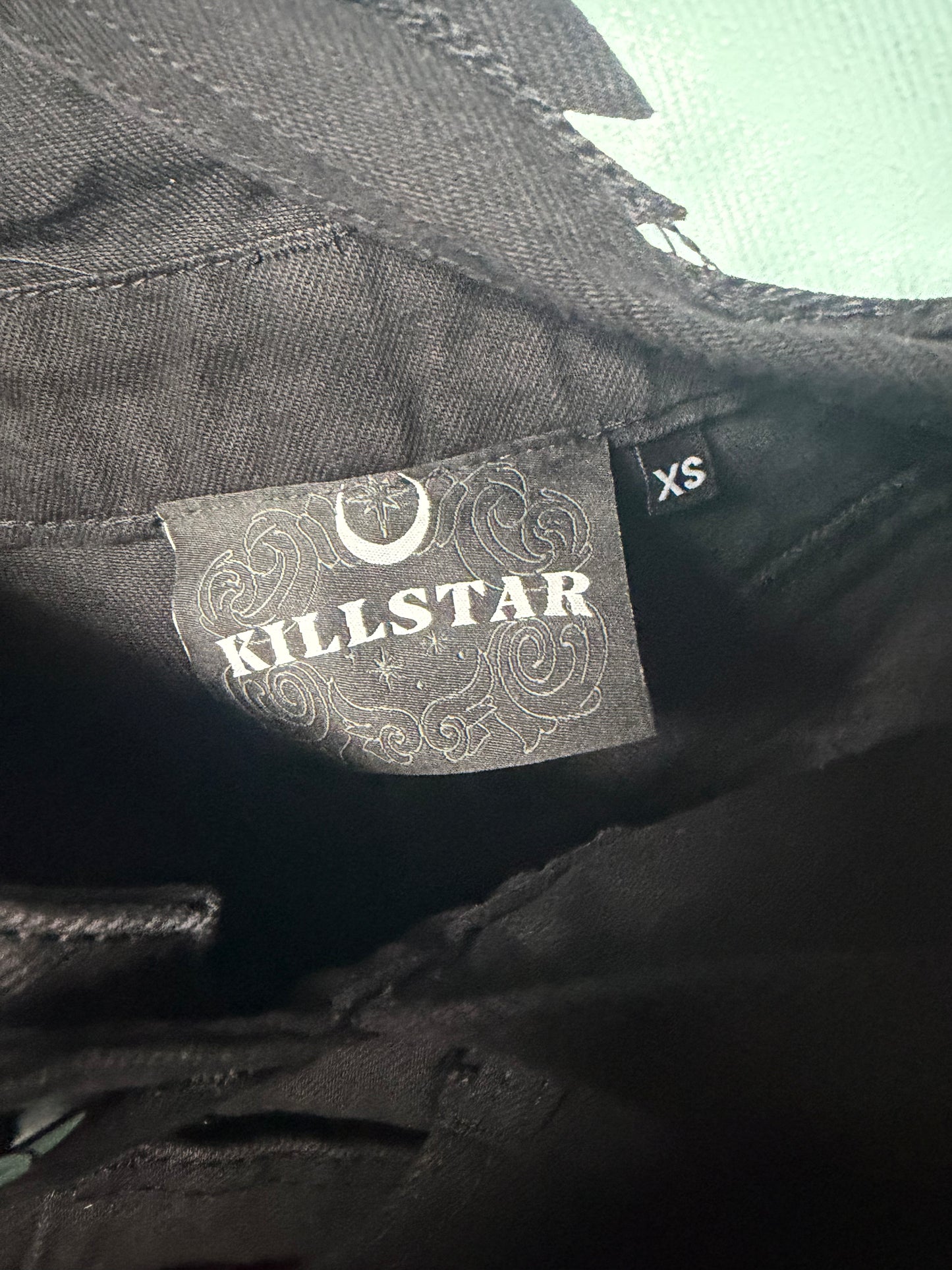 Vlad Overalls Shorts- Killstar- XS