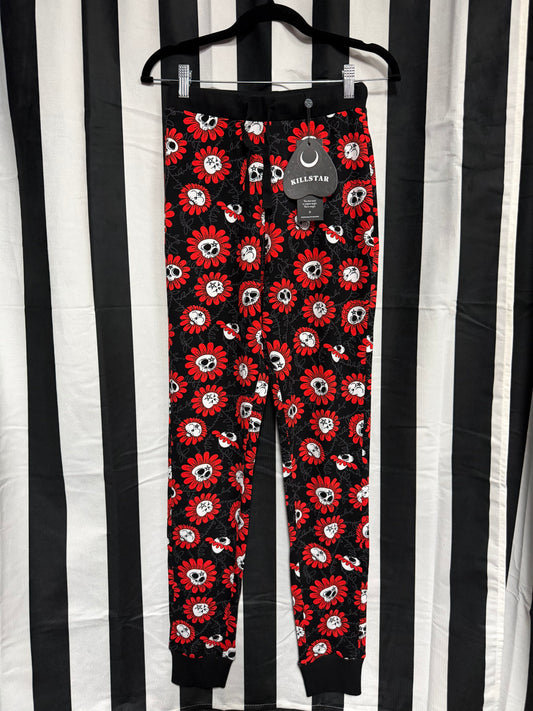 Gloomy Blossom Killstar Lounge Pants- XS