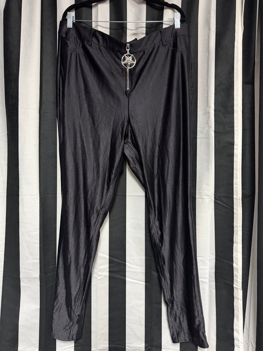 Killstar- Disco Obscure Jeans- Black- Size 3XL