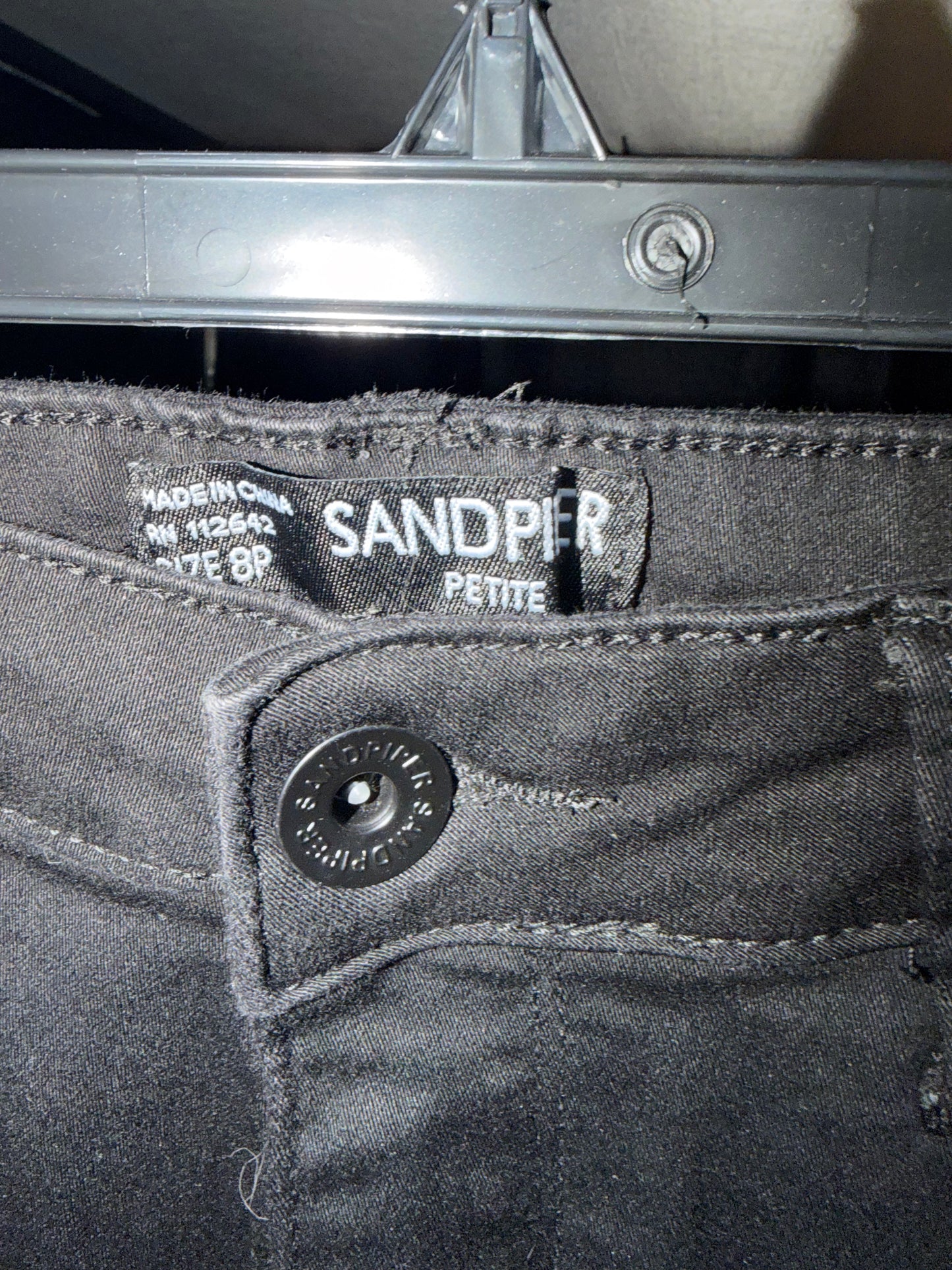 Sandpiper Petite Black Pants- Size 8P