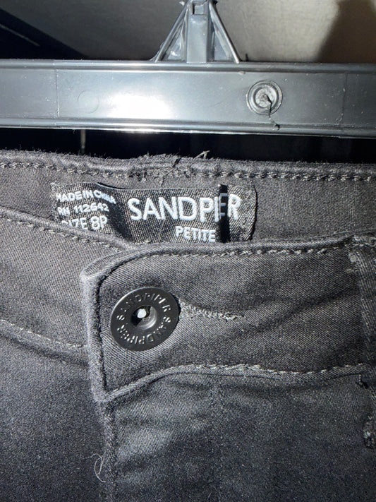 Sandpiper Petite Black Pants- Size 8P