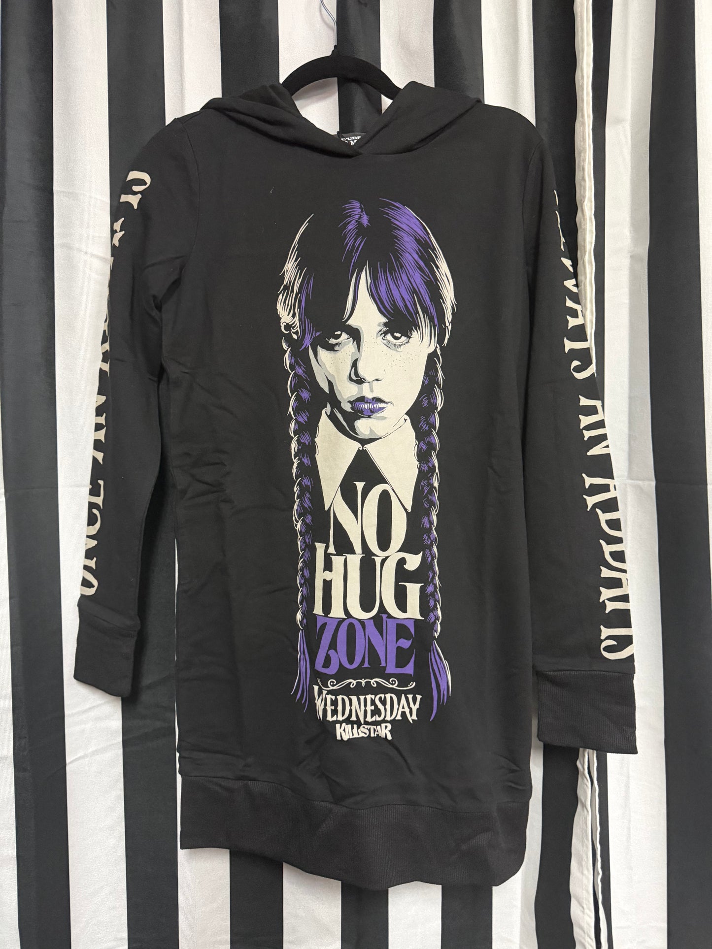 Killstar- Wednesday Adams- No Hug Zone- Longline Sweater