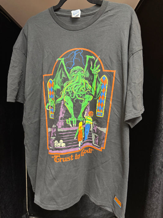 Steven Rhodes- Trust In God- Cthulhu- 2xl