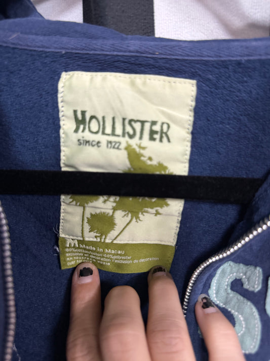 Y2K Vintage Hollister Blue Hoodie- Size M