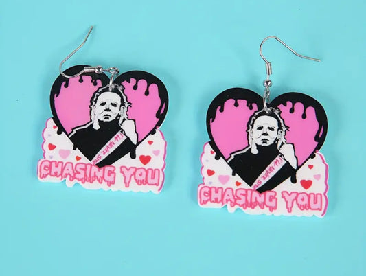 Michael Myers - Chasing You - Acrylic Earrings