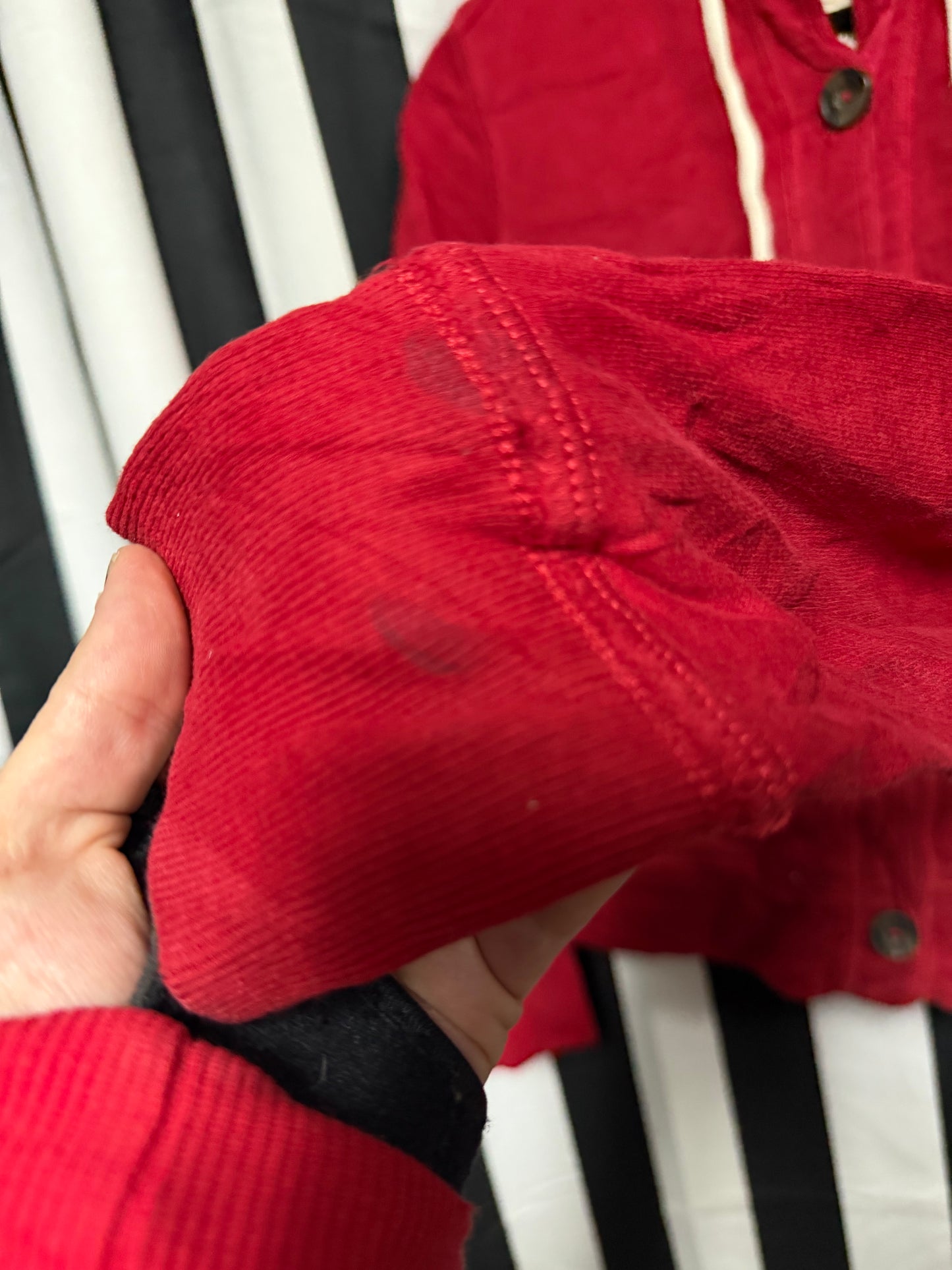 Y2K Red Abercrombie Hoodie- Size S