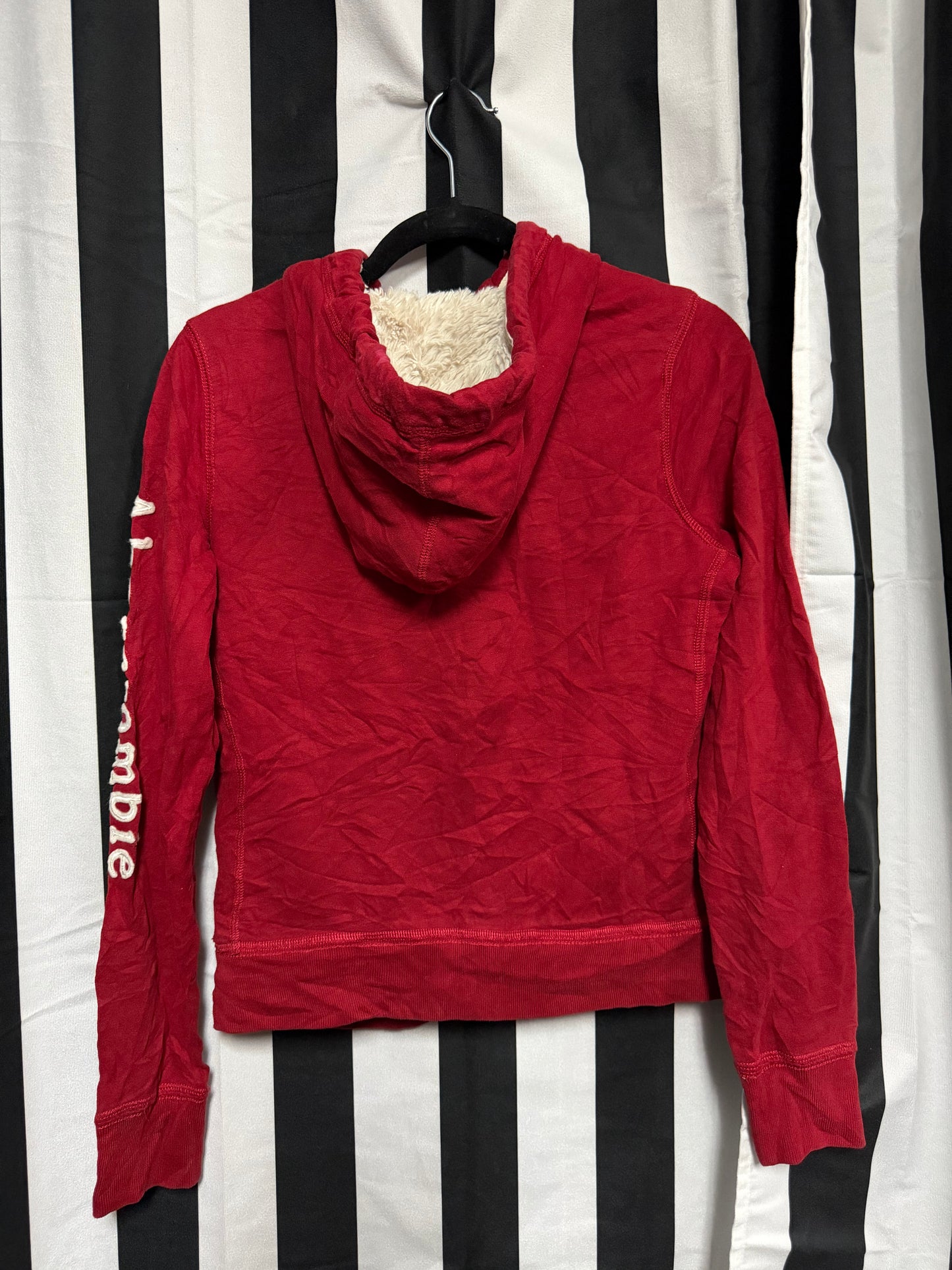 Y2K Red Abercrombie Hoodie- Size S