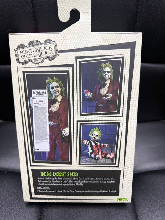 Neca-Ultimate Beetlejuice -Wedding Tuxedo Action Figure
