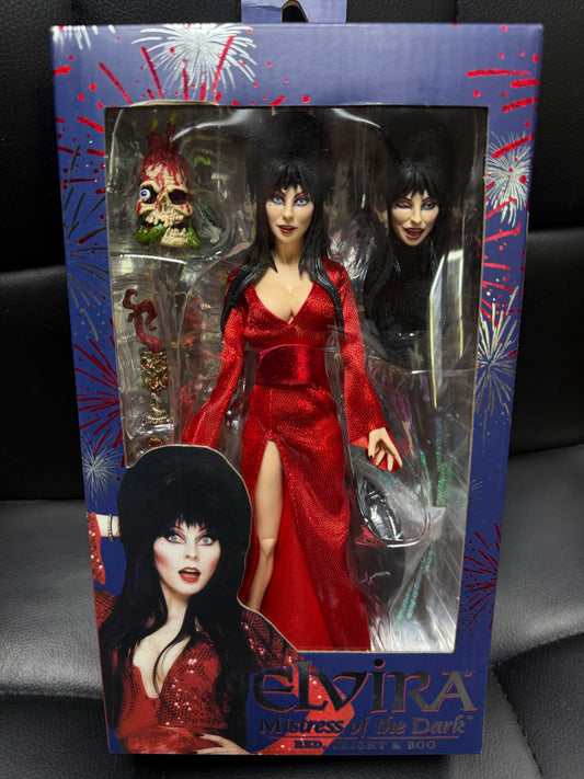 Neca-Elvira- Mistress of the Dark- Red, Fright & Boo- 8" Action Figure
