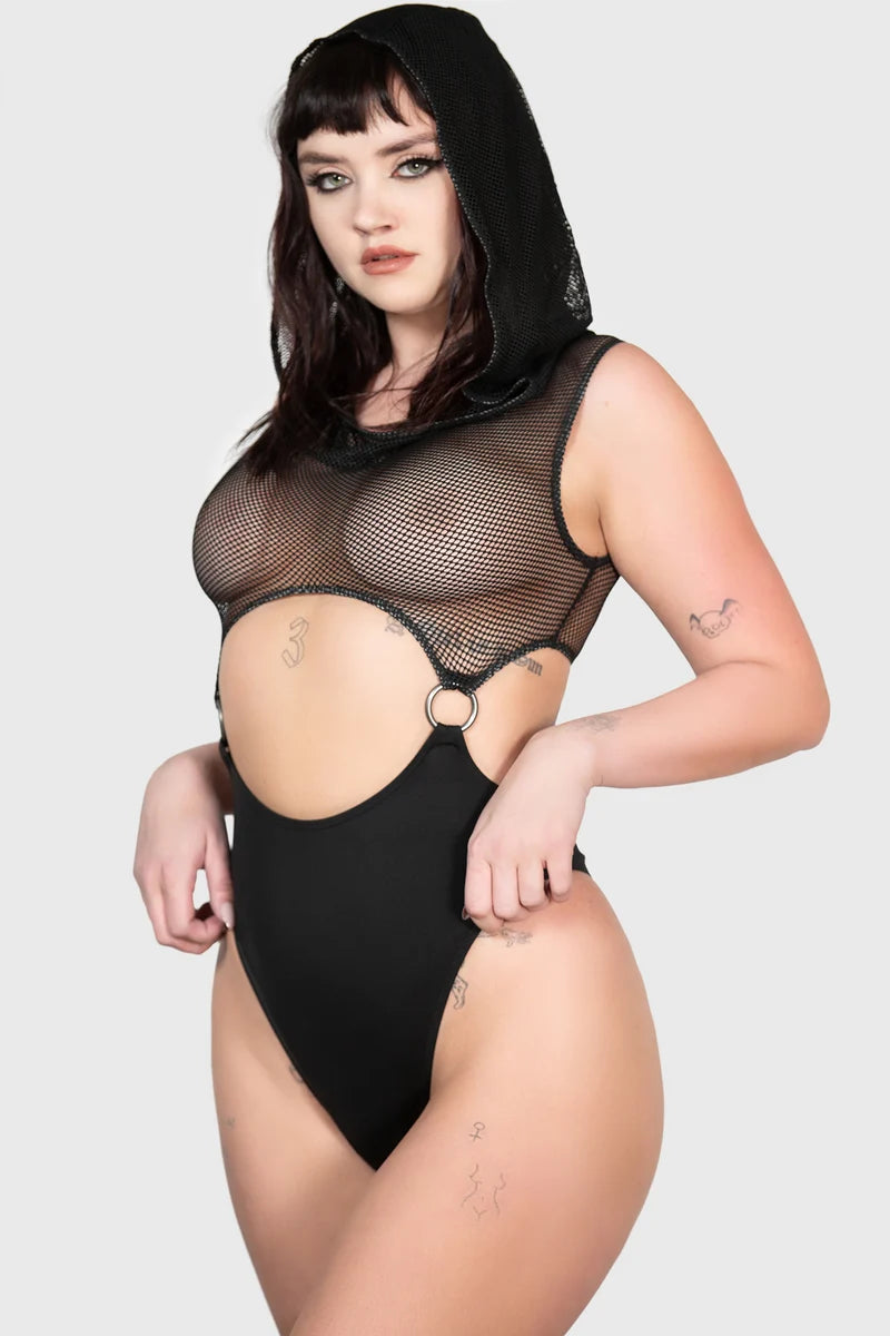 Killstar- Hellon Bodysuit Black- 4XL