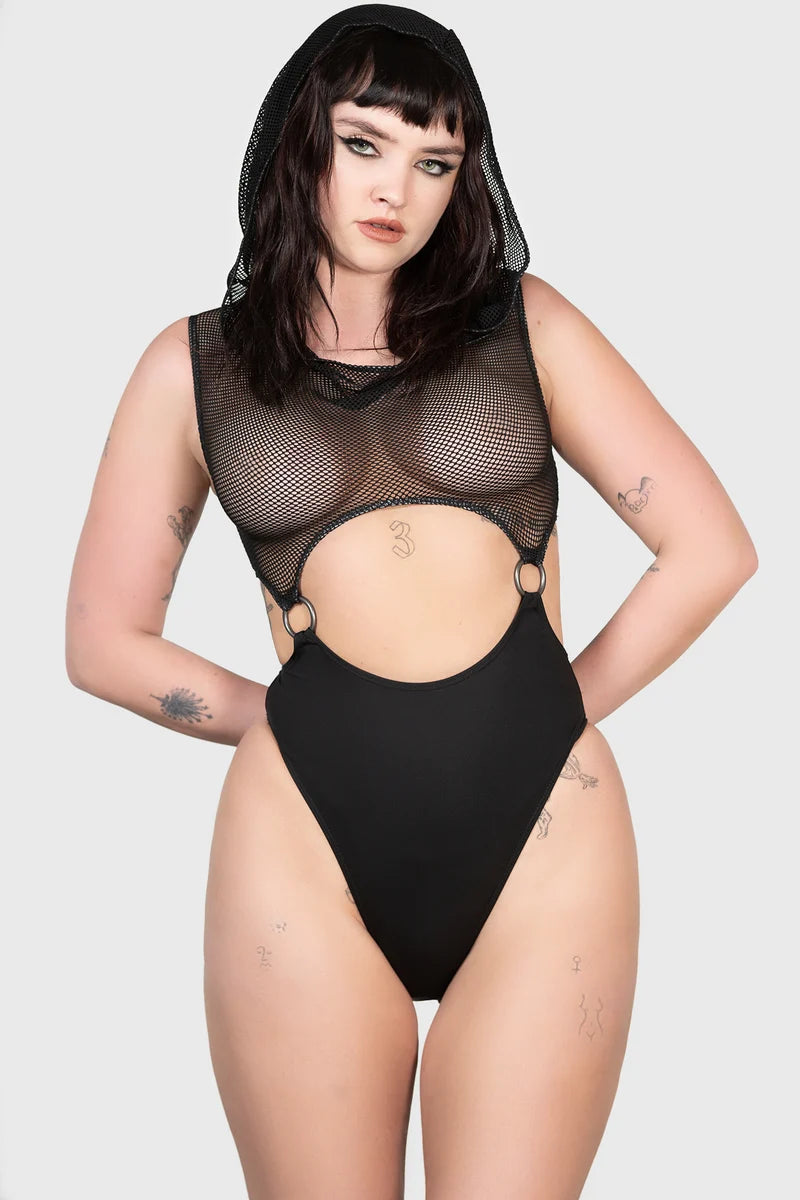 Killstar- Hellon Bodysuit Black- 4XL