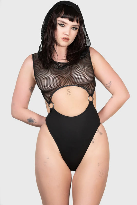 Killstar- Hellon Bodysuit Black- 4XL