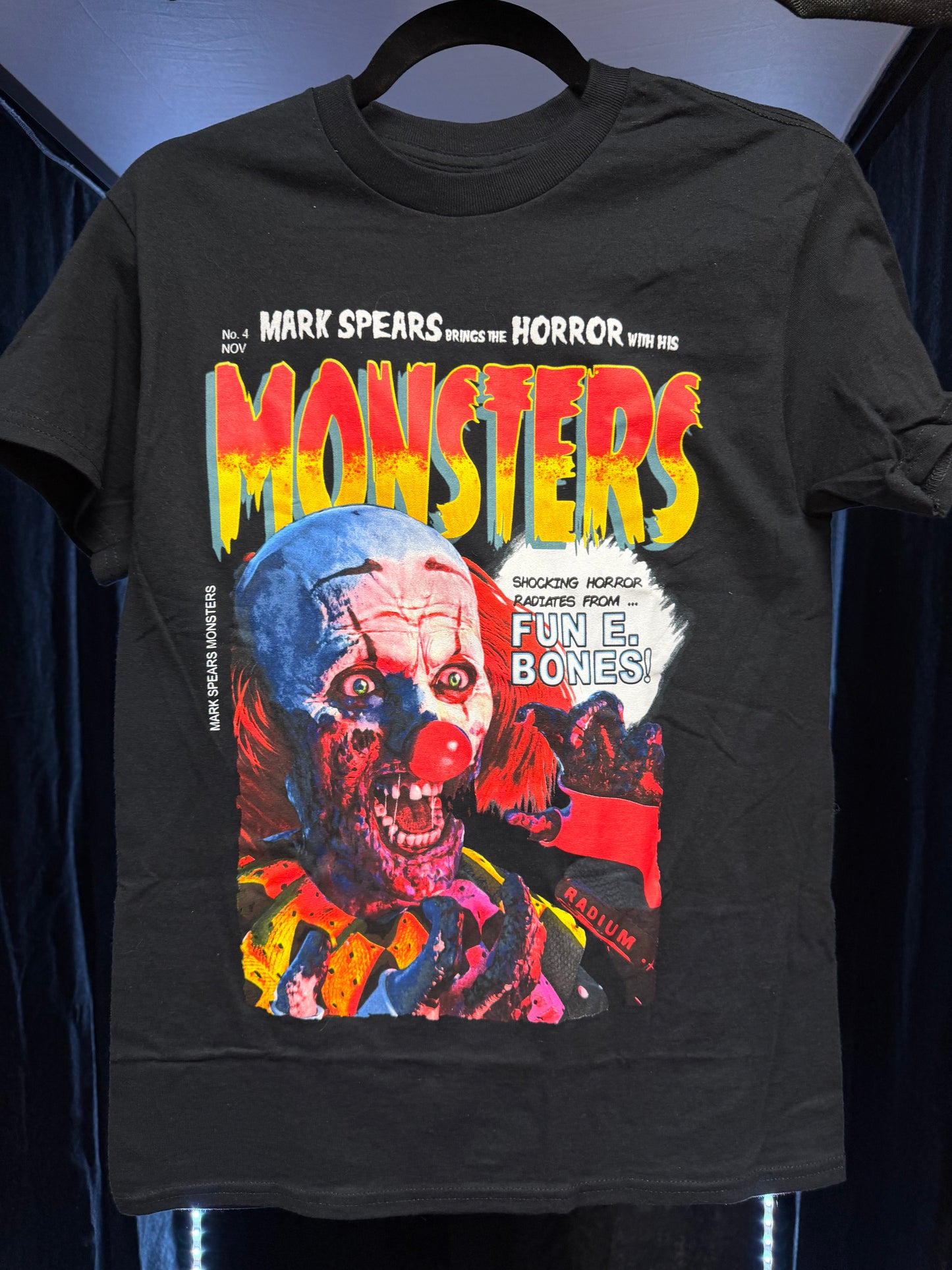 Monsters Mark Spears-Fun E. Bones- Size Small
