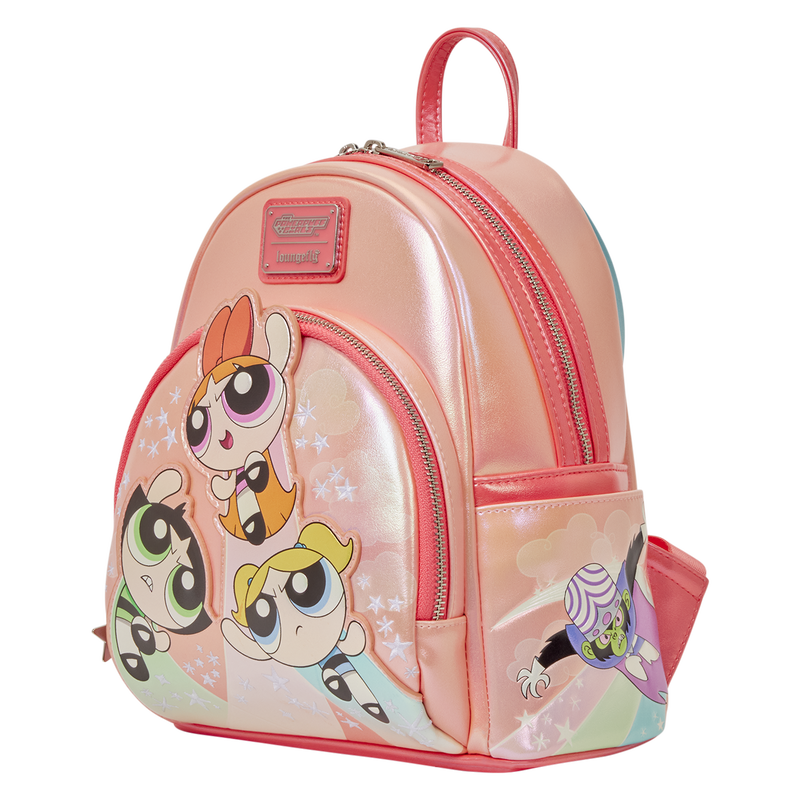 Loungefly- The Powerpuff Girls Exclusive Pearlescent Mini Backpack
