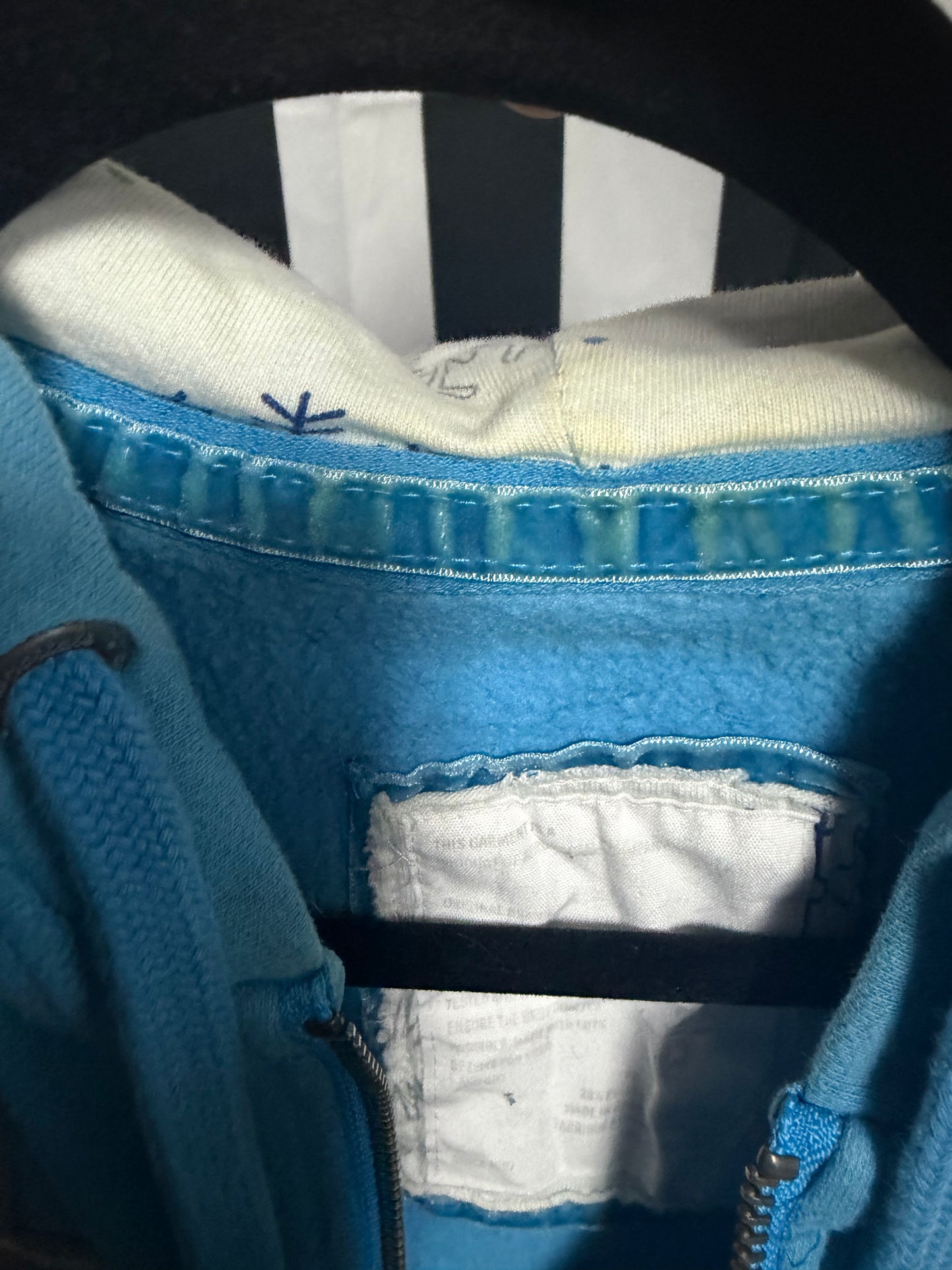 Grail Light Blue Snowflake Aero Half Zip- Size Small