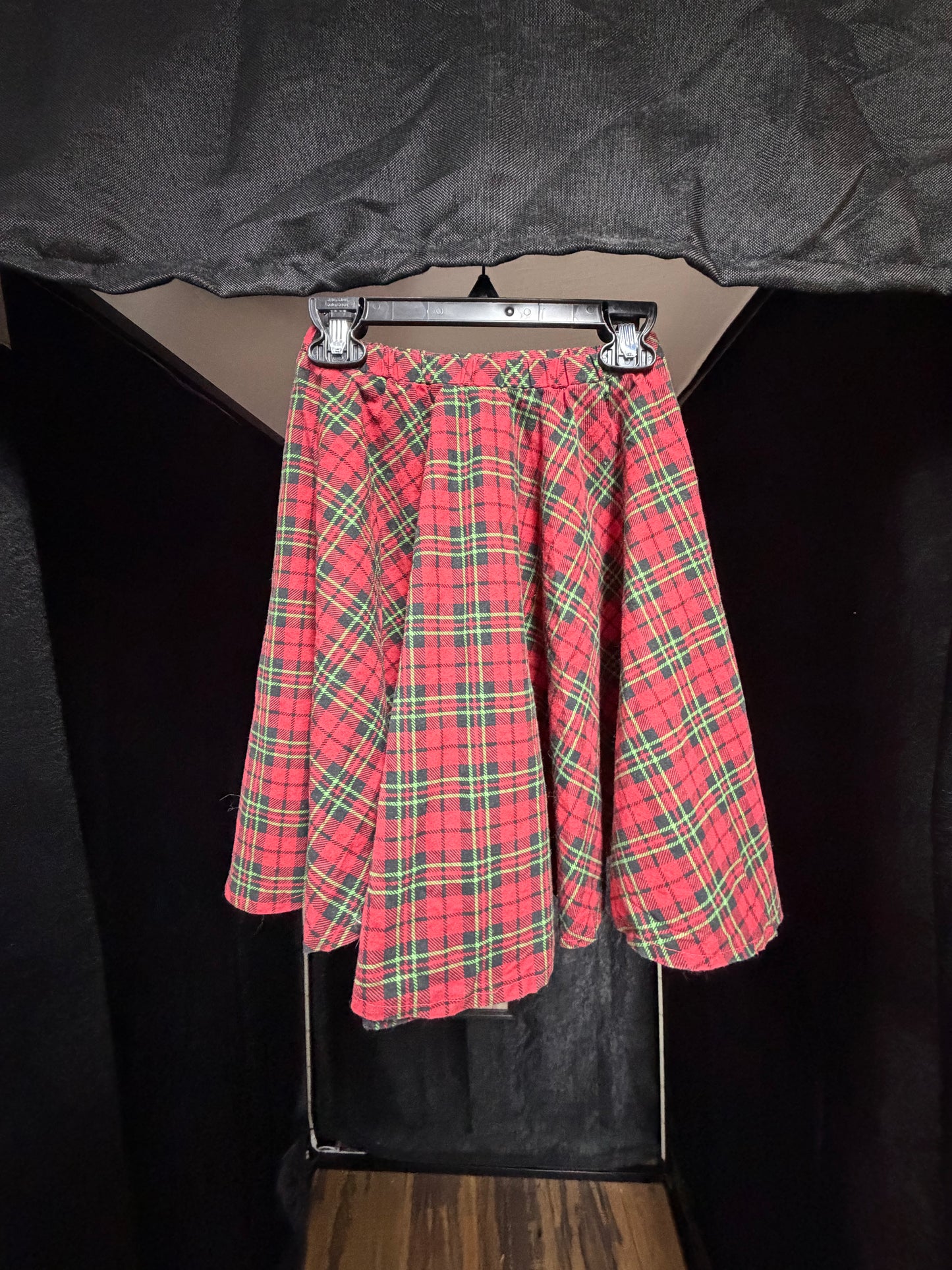 Custom Made Plaid Skirt- XS/S