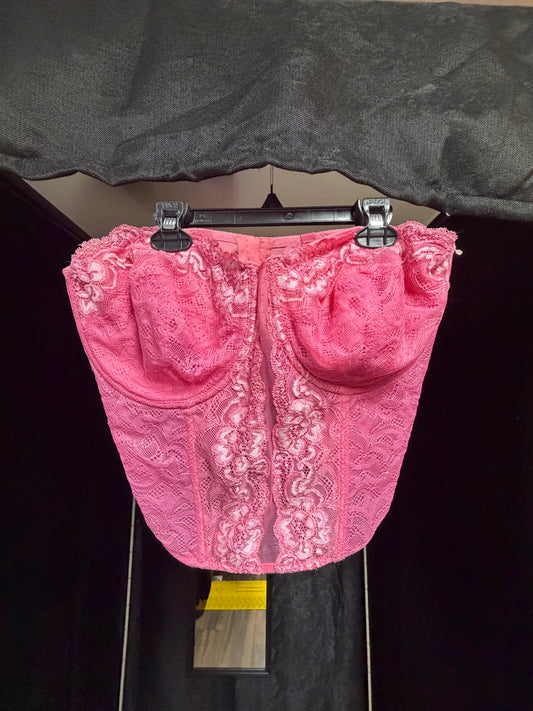 Curvation Pink Corset Top- 42D
