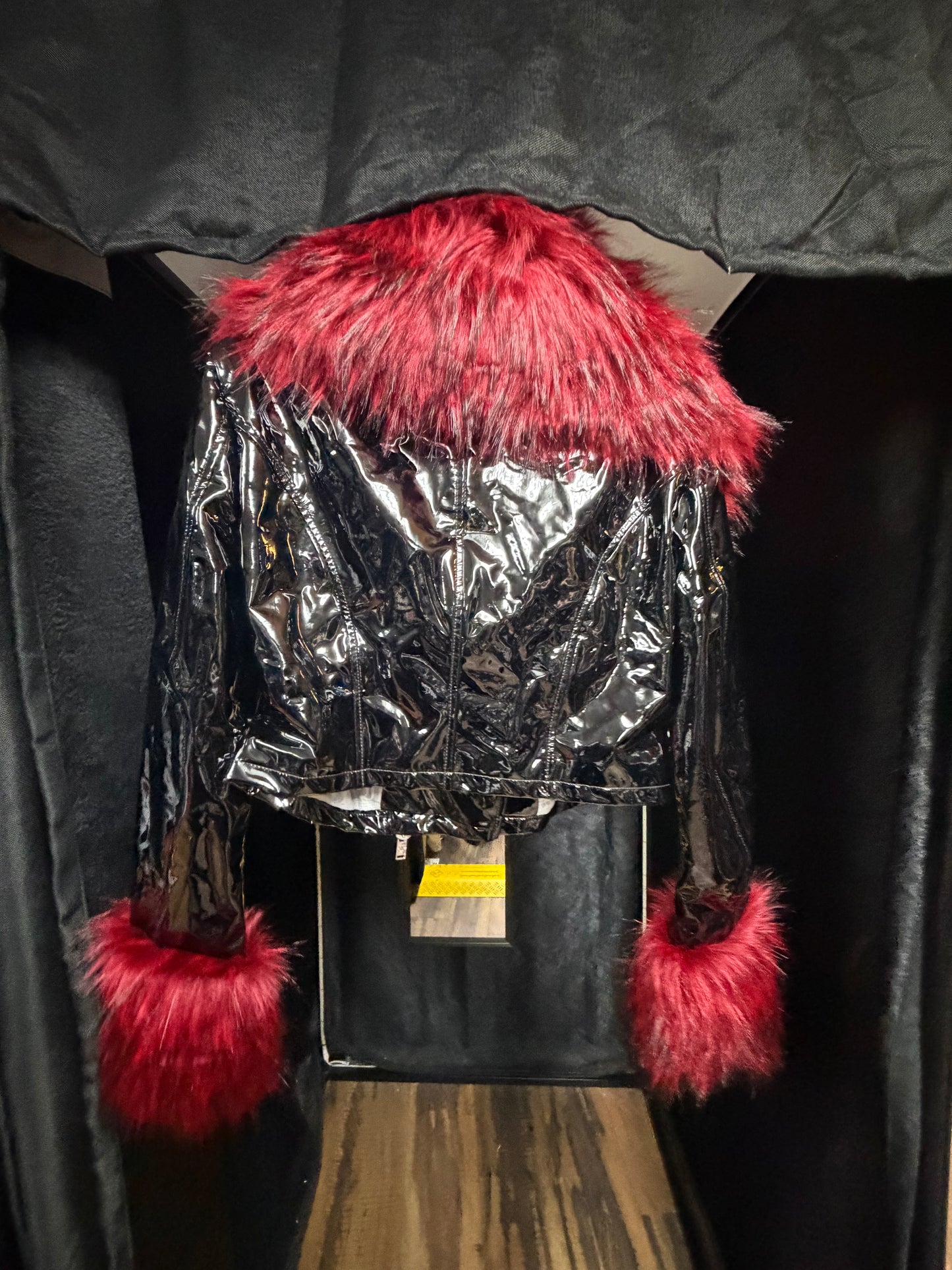 She's The Scene Faux Fur Jacket- Size Large