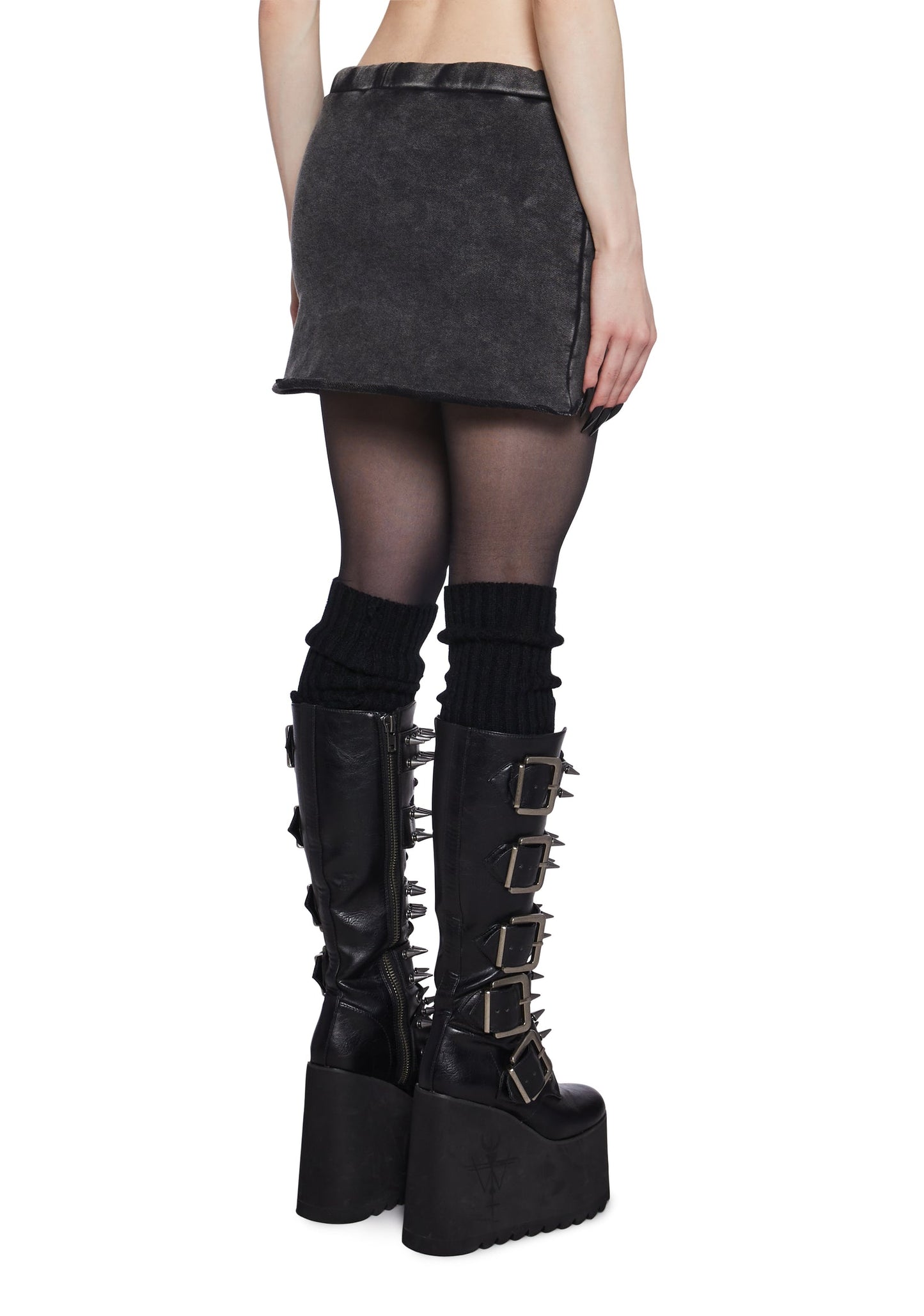 Favorite Number 666 Mini Skirt- XS