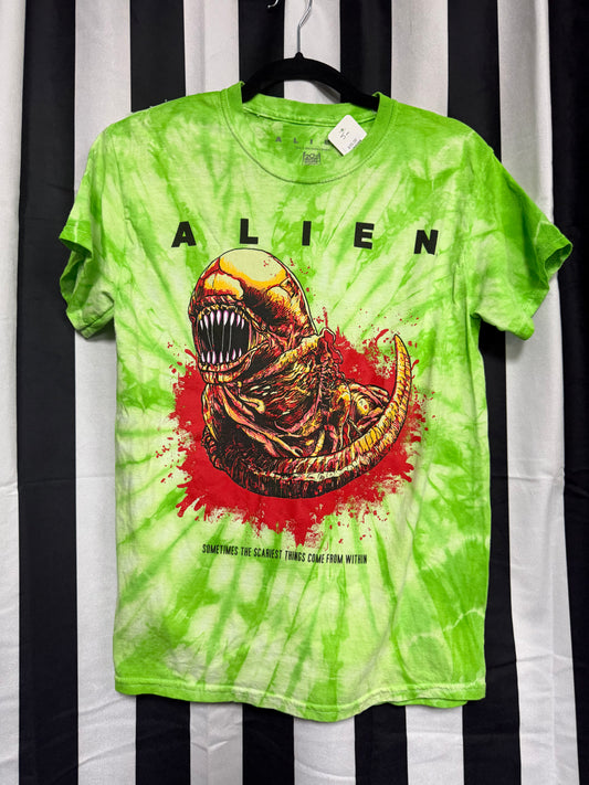 Cavity Colors- Alien Tie Dye Shirt- Size Small