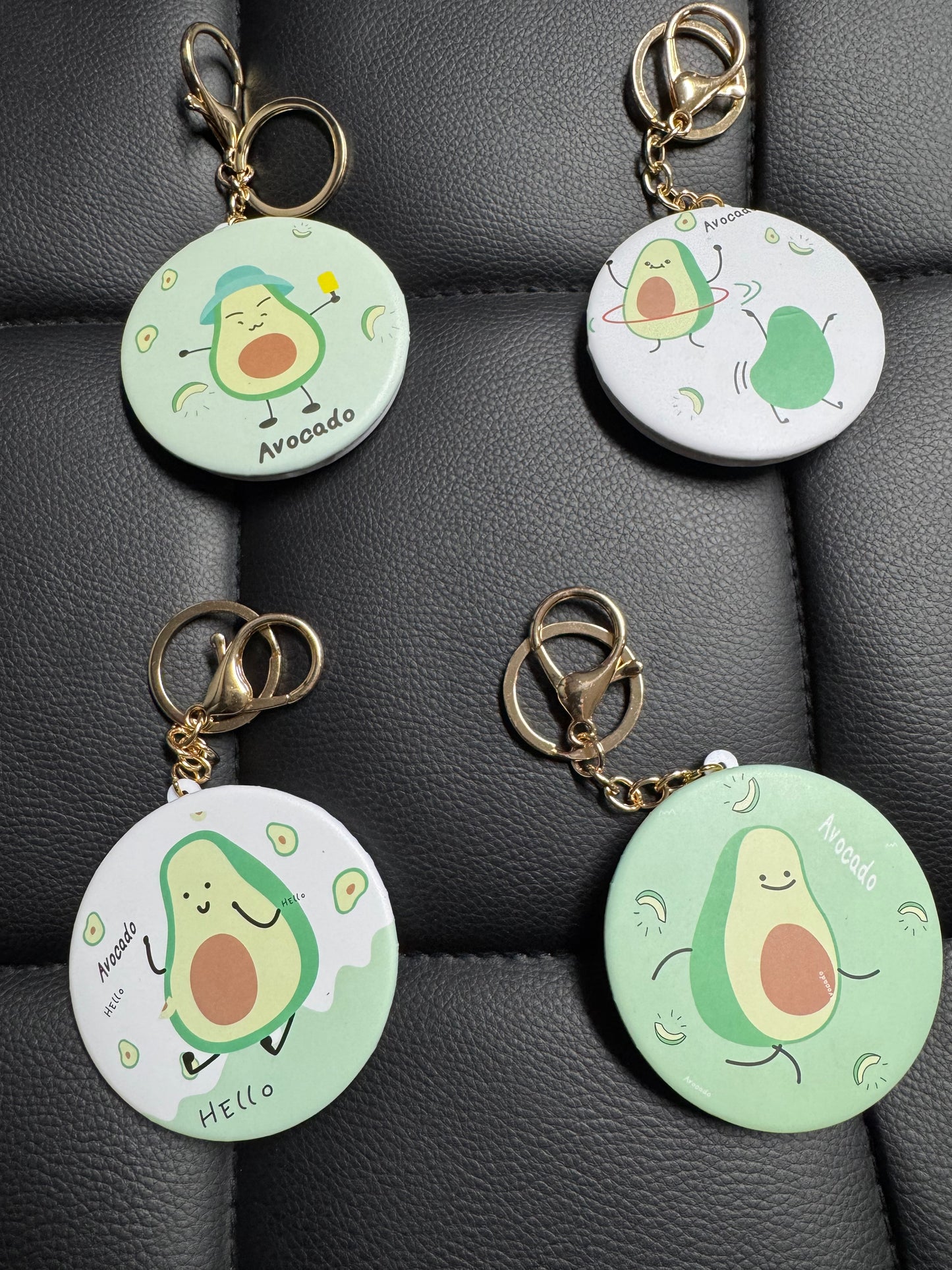 Avocado Keychain Mirrors