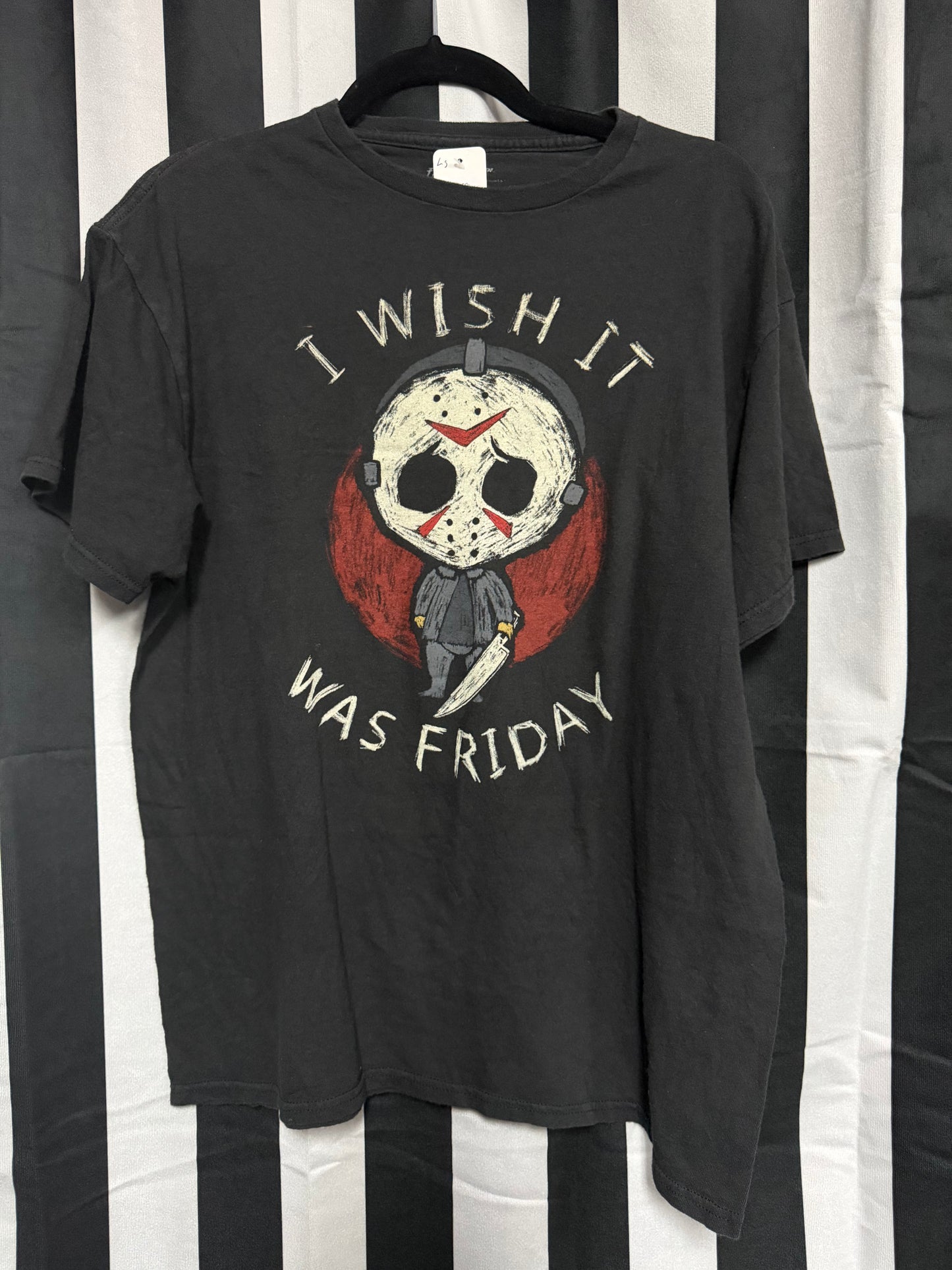 Wish It Was Friday- Jason Shirt- Large