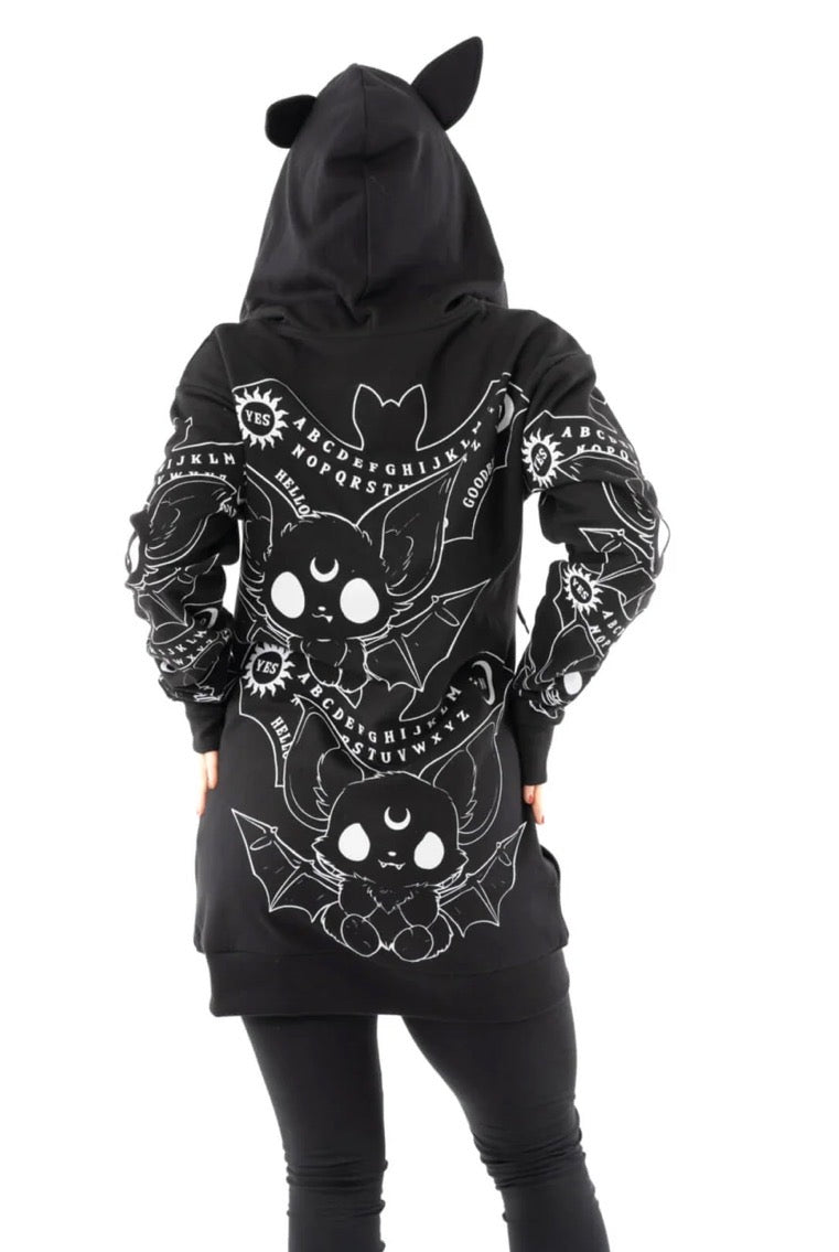 Heartless Ouija Bat Hoodie