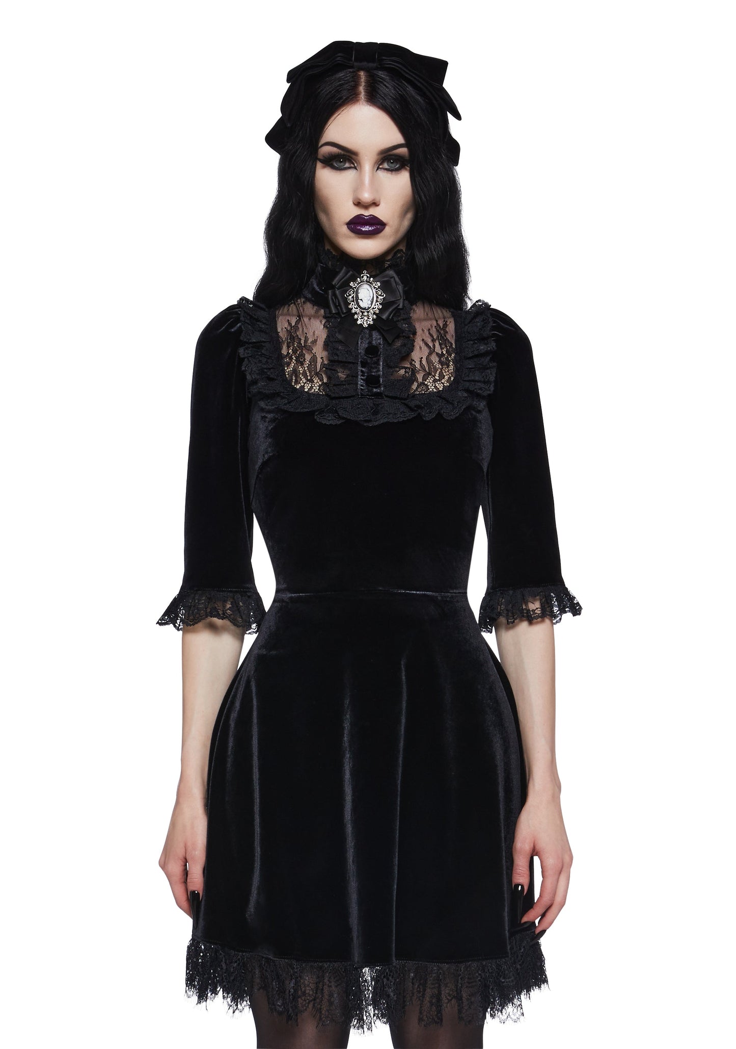 LadyHawke Velvet Dress - Size XXS