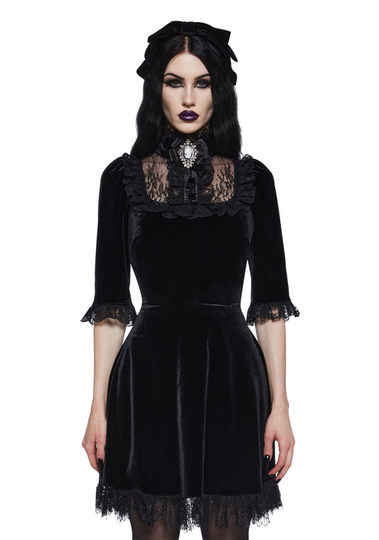 LadyHawke Velvet Dress - Size XXS