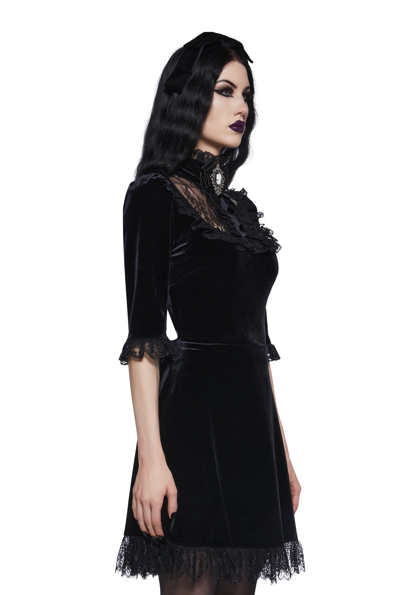 LadyHawke Velvet Dress - Size XXS