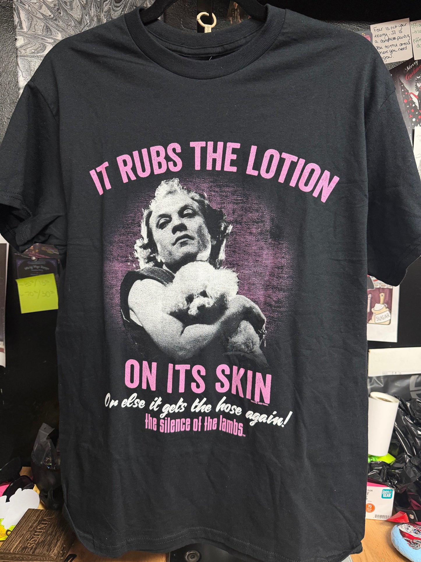 Silence of the Lambs- Rubs The Lotion Shirt- Size M