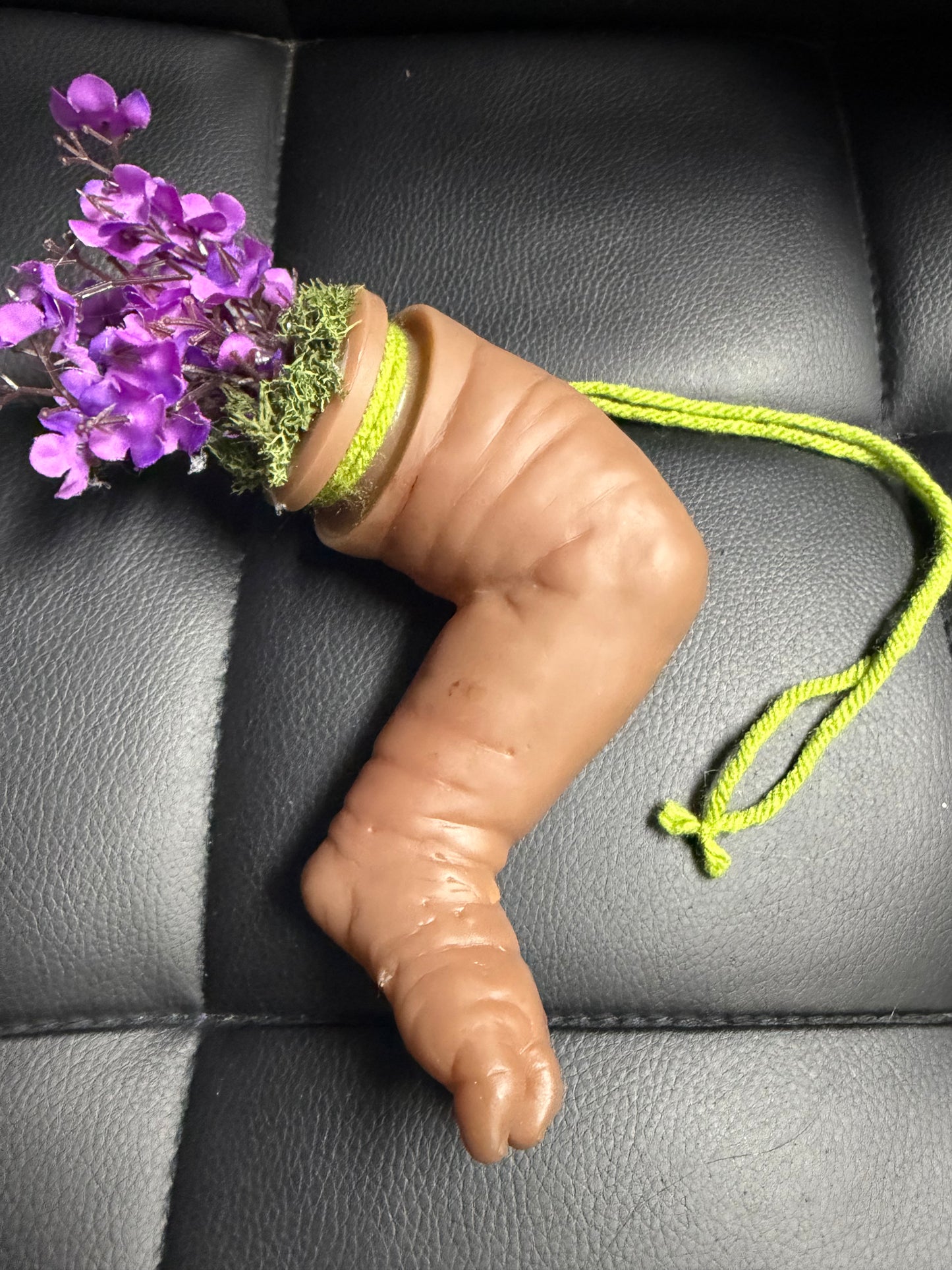 Morbid Queeriosities- Baby Leg Faux Planter Wall Art- 14- #750