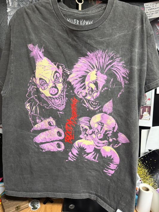 Bloody Disgusting- Killer Clowns From Outer Space Shirt- Size L