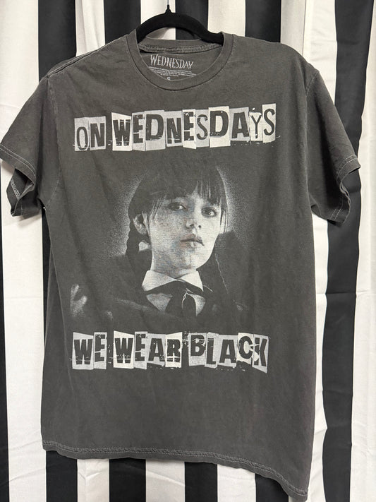 2022- Wednesday Adams- Wear Black Shirt- Small