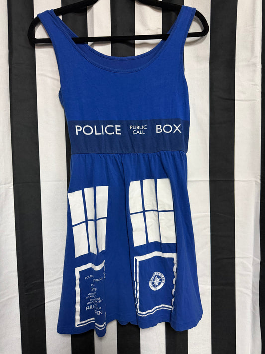2012 Dr Who- Her Universe- Police Box Dress- Small