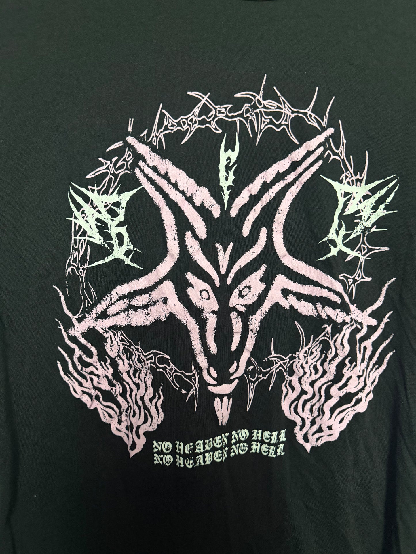 Blackcraft Cult "No Heaven No Hell" Baphomet Tee- Medium