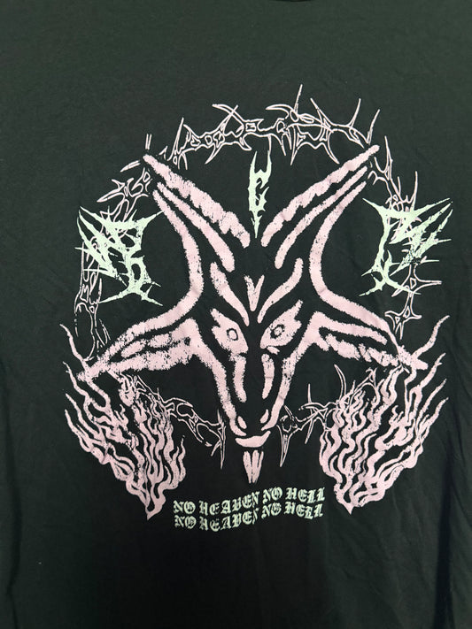 Blackcraft Cult "No Heaven No Hell" Baphomet Tee- Medium