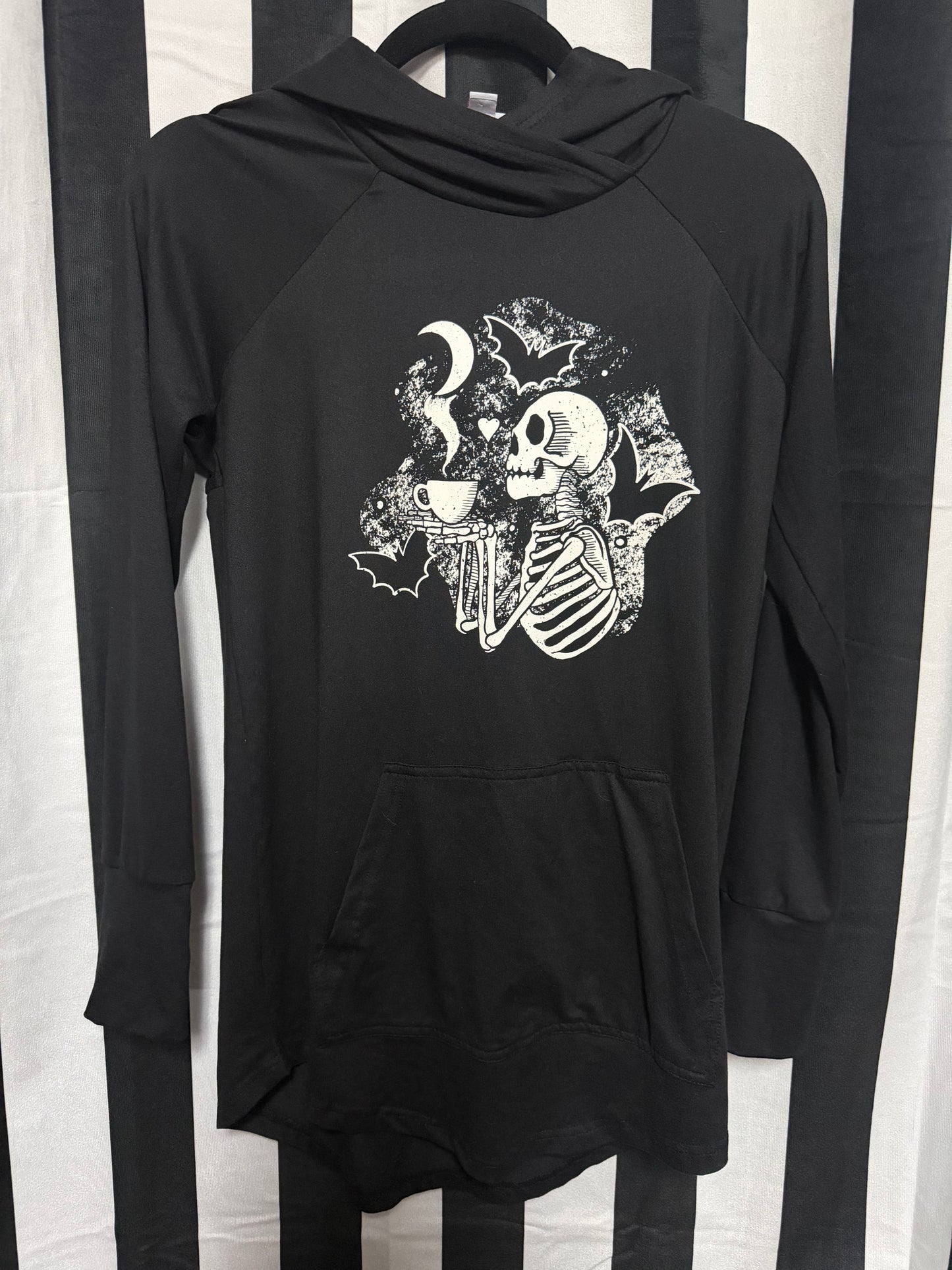 Lularoe Amber- Coffee/Skull - Small