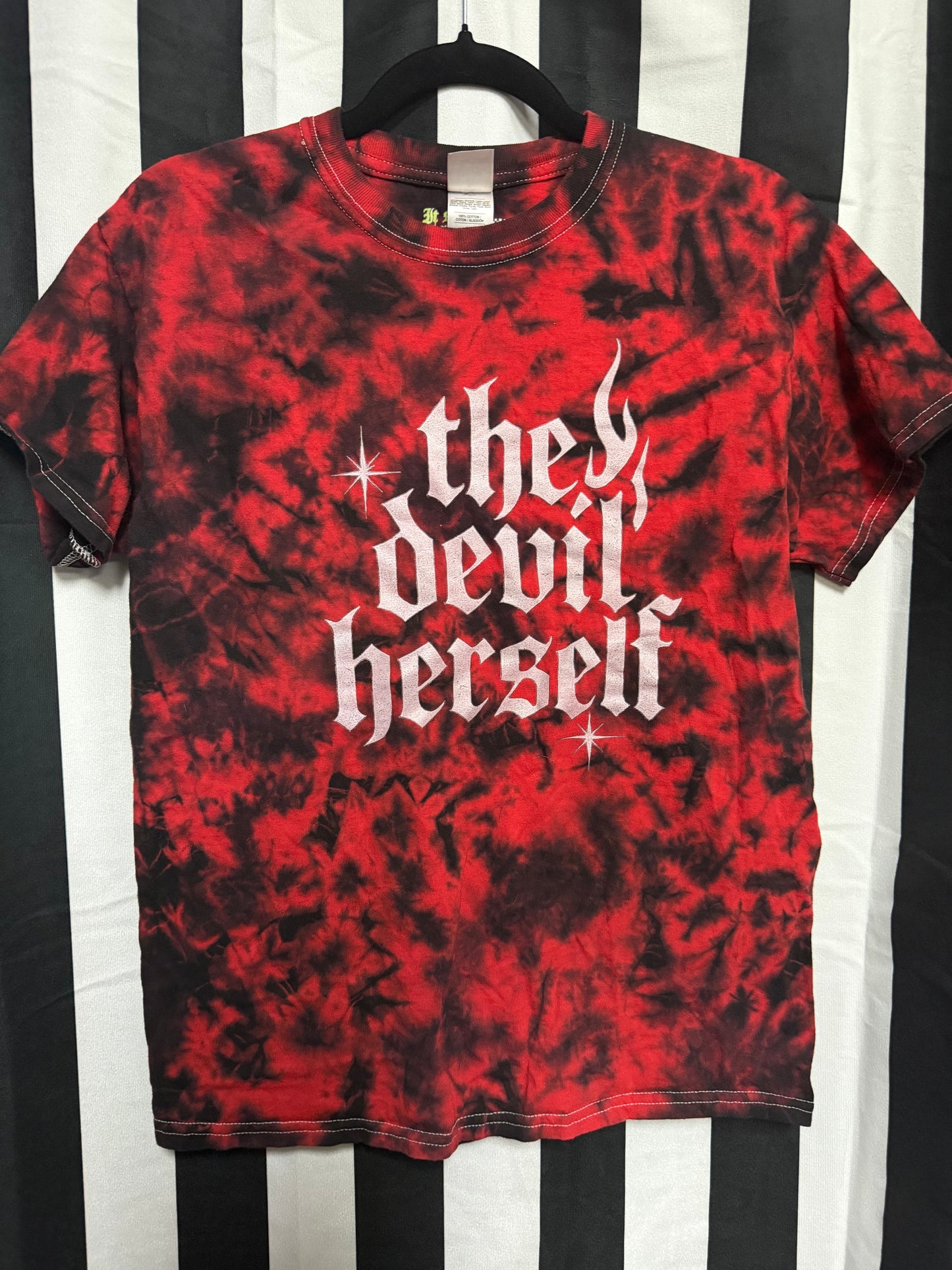 The Devil Herself Tie Dye Shirt- Med
