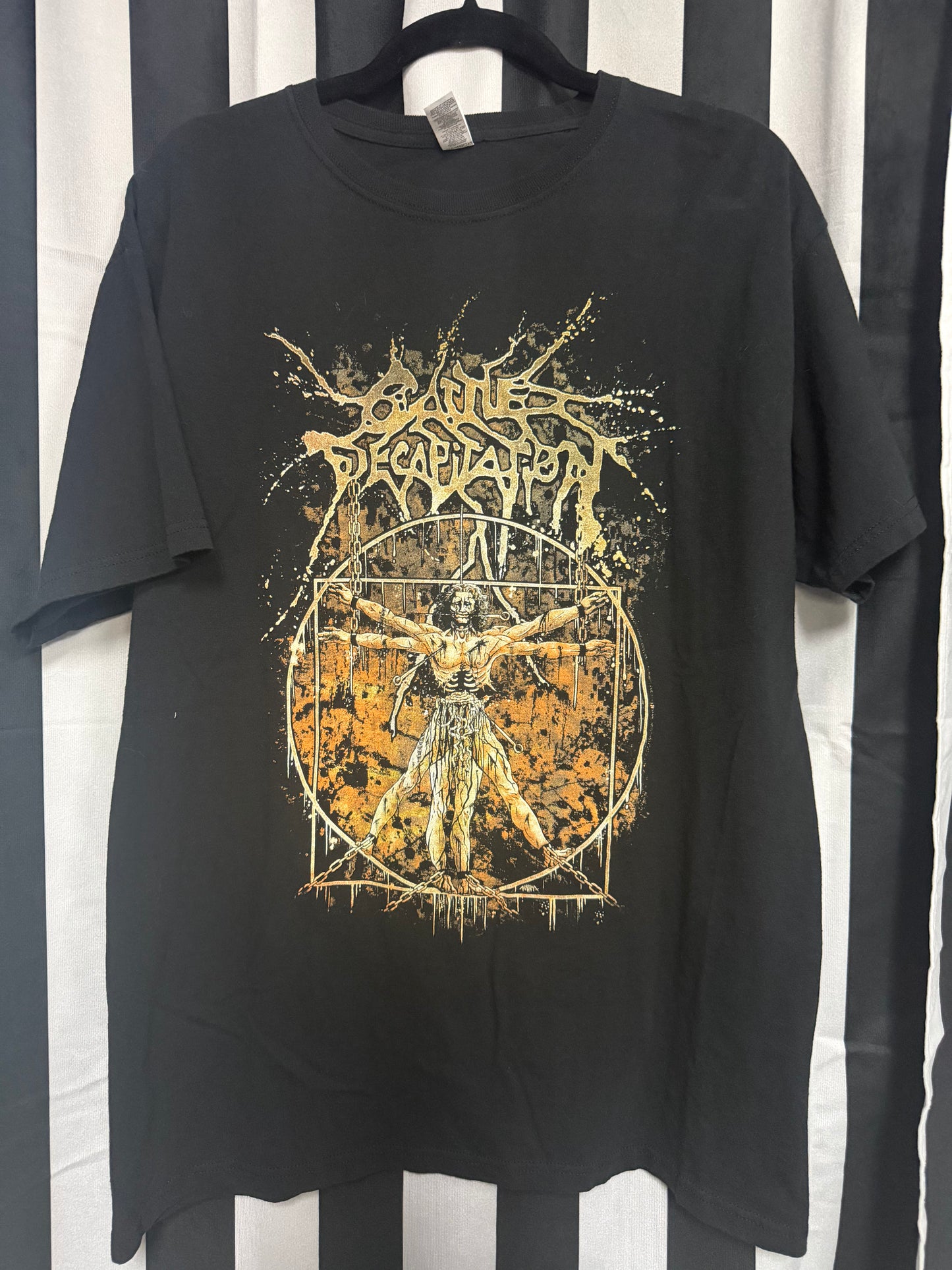 Cattle Decapitation Vitruvian Shirt- Size L