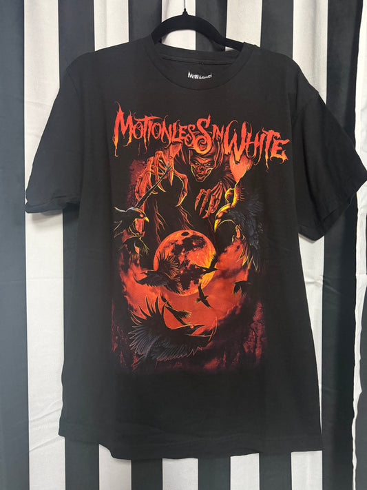 Motionless In White Raven Shirt - Size L
