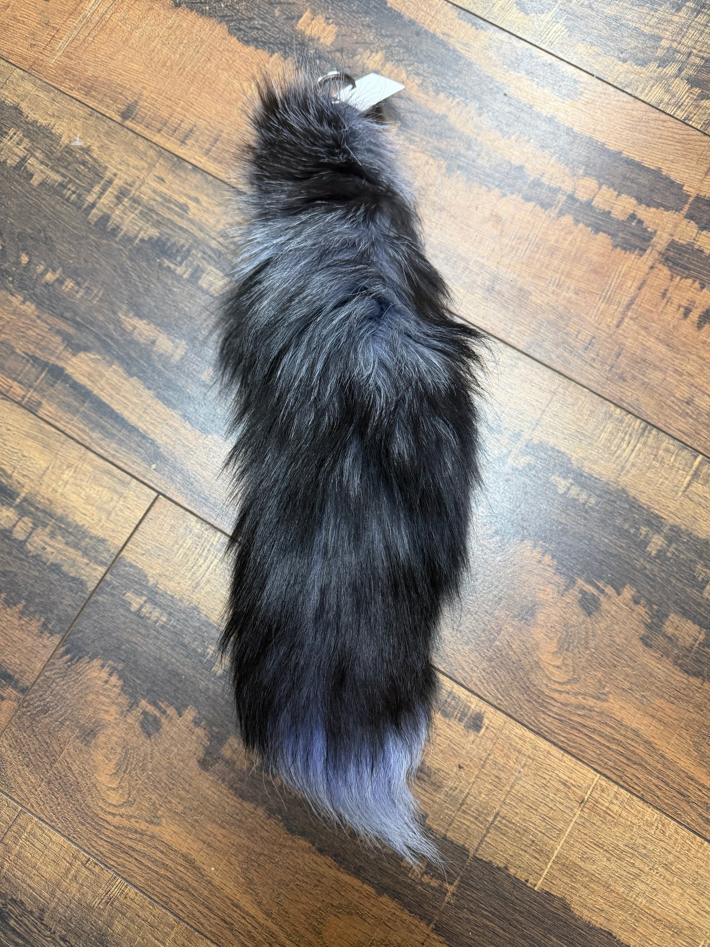 Silver Fox/Shadow Fox Tails – Real with Clips Attached (Natural & Dyed Variants)